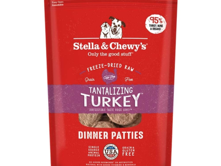 Stella & Chewy s Tantalizing Turkey Grain Free Dinner Patties Freeze Dried Raw Dog Food Online Sale