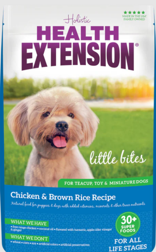 Health Extension Little Bites Chicken and Brown Rice Dry Dog Food Hot on Sale