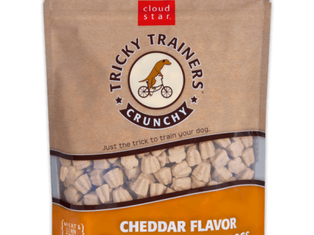 Cloud Star Tricky Trainers Crunchy Cheddar Dog Treats Discount