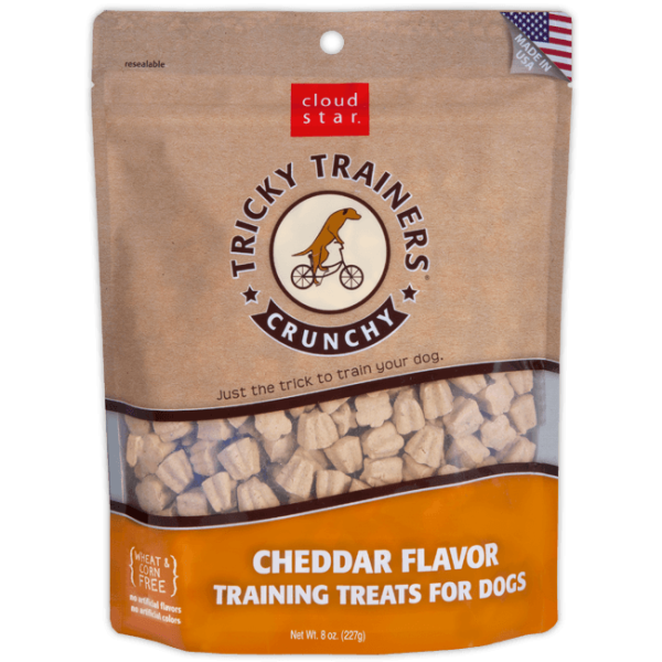 Cloud Star Tricky Trainers Crunchy Cheddar Dog Treats Discount